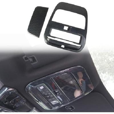 Carbon Fiber Front Reading Light Panel Trim Cover For Ford F150 F-150 -