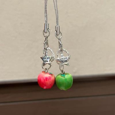 New Fruits Phone Charms Pendant Heart Handmade Bag Charms Y2K Style Star Key Chain Accessories CCD Camera