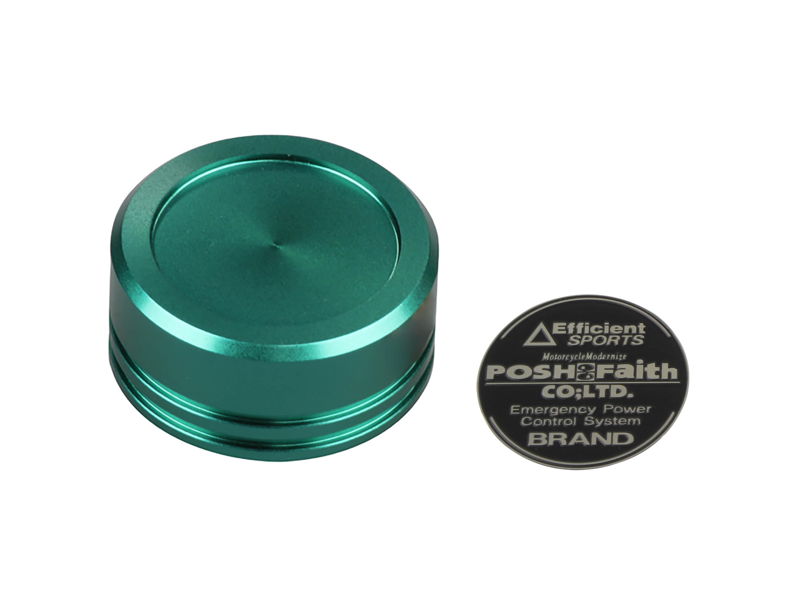 POSH FAITH Motorcycle Supplies Master Cylinder Cap NISSIN Outer Diameter зелёный