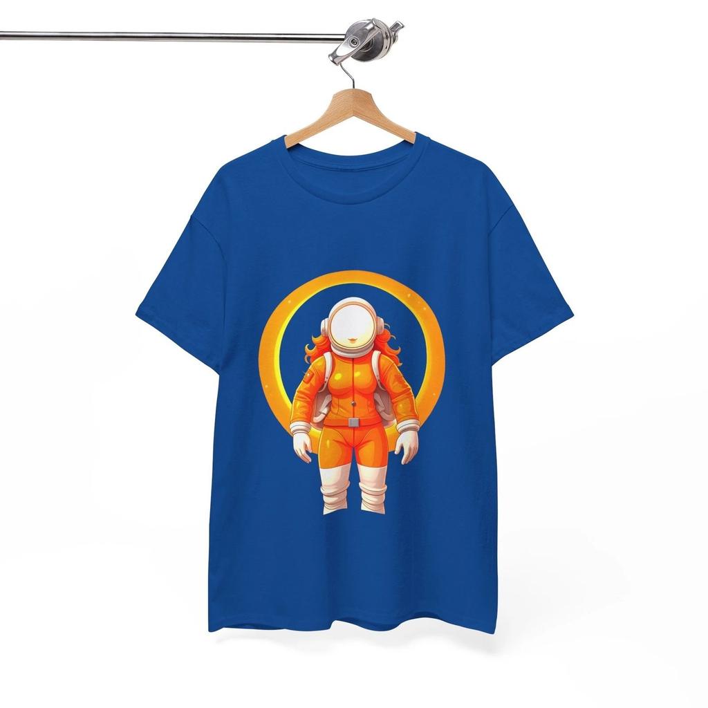 Orange Astronaut Space Suit Graphic Tee