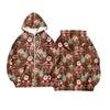 Women's Fashion Jacket Casual Printed Long-sleeved Hooded Cardigan Sweatshirts