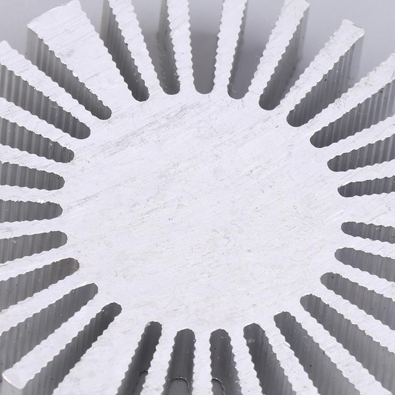 Cob Radiator Diameter 25/37.5/40/48/50/53/60/65/67Mm High Power Led Heatsink Sunflower Solid Radiator Round Alloy Aluminum
