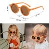 Boy Girl Cute Cartoon Bear Shape Fashion Round Sunglasses Children Vintage Sunglasses UV Protection Classic Kids Eyewear