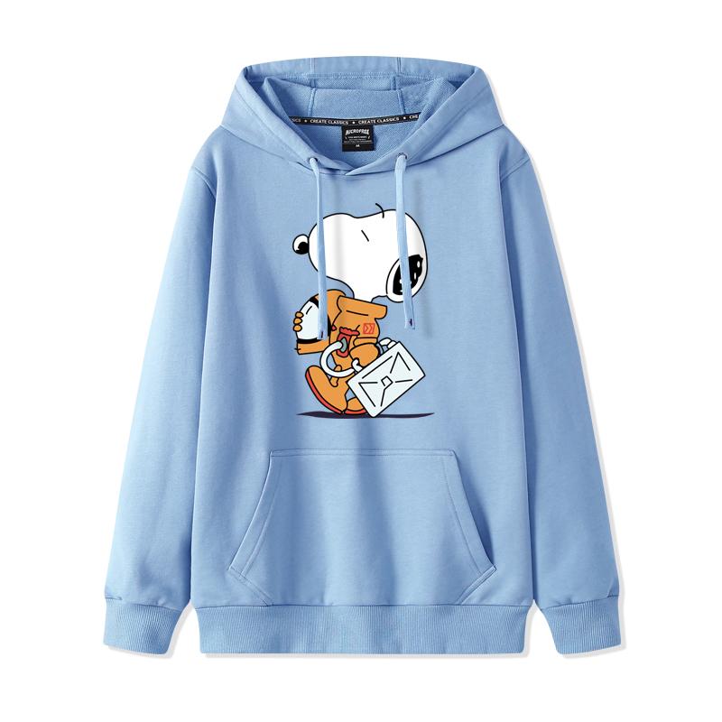 

New Cartoon Snoopy Print Pullover Hooded Sweetheart Women s Cute Cartoon Loose Top Coat Hoodie Couple Casual Versatile Fashion XL