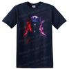Hockey Mask Graphic T Shirt Horror Art Smoke Effects Retro Vintage Tee