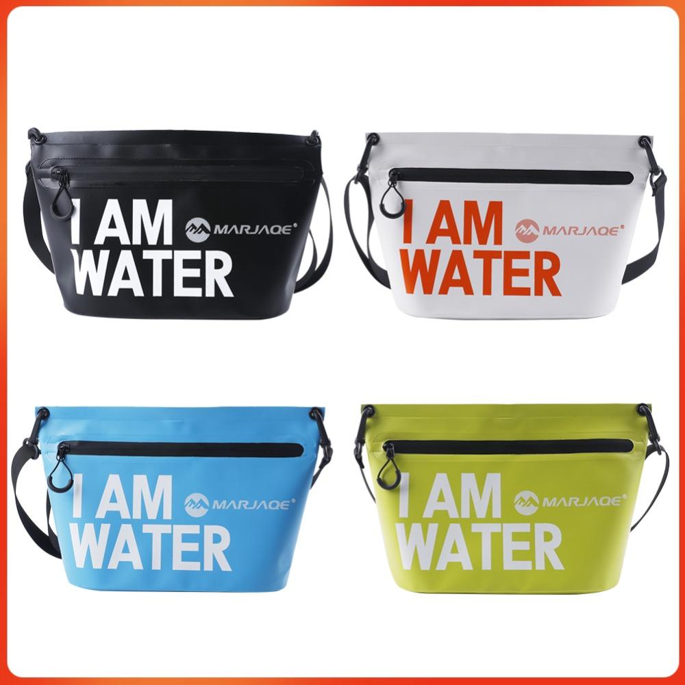 Waterproof Swimming Bag With Zipper Pvc Diving Shoulder Pack High Capacity Portable Multifunctional Storable Camping Travel Dry Bag Sack Gear
