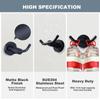 304 Stainless Steel Double Robe Towel Hook Matte Black Hand Towel Holder  Bathroom