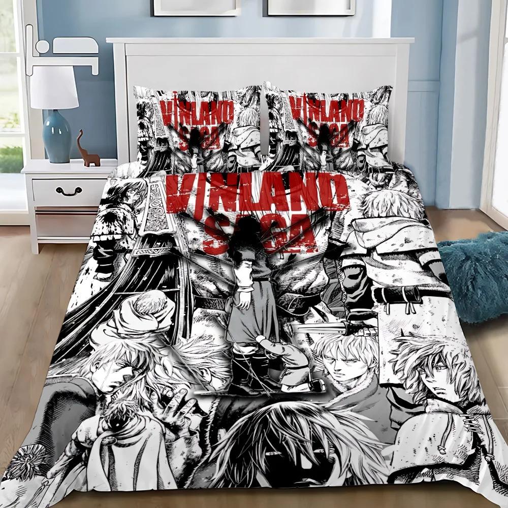 

Anime V-Vinlplus S-Saga Beding Set For Bedrom Soft Modern Bedspreads Comefortable Children Kids Soft Duvet Cover Comfortable Quilt Cover And Pilowcase 100*200cm Single