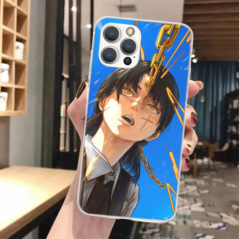 C-Chainsaw Mans Yoru War Devil Soft Phone Case For iPhone 17 Air 16 16E 15 14 Plus 13 Mini 12 11 Pro Max X XR XS 7 8 + SE 2020 P