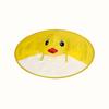 Niedrige Enten-Regenschirmkappe, Öffnungs- und Schließdesign, Gelbes Entenküken-Thema, Tragbare Regenausrüstung für Angeln, Camping & Outdoor-Abenteuer