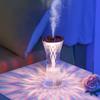 Heißverkauf 270ml Mini Kristall LED Schreibtisch Aroma Diffusor Bunte Nachtlicht Kühle Nebel USB Kleine Taille Luftbefeuchter