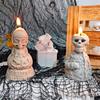Nonstick Silicone Mold for Crafting 3D Halloween Theme Candle Home Desktop Decoration Mould Unique Gift Making Mold
