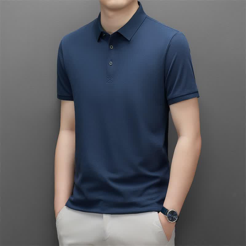 YUZHAOLIN Men's Casual Cooling Short Sleeve Polo Shirt