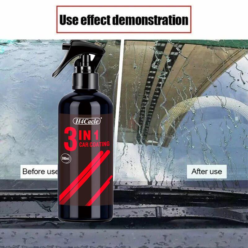 3 In 1 High Protection Quick Ceramic Coating Nano Spray Car Coating Wax Polishing Spray Plastic Refresh Fast Fine Scratch Repair