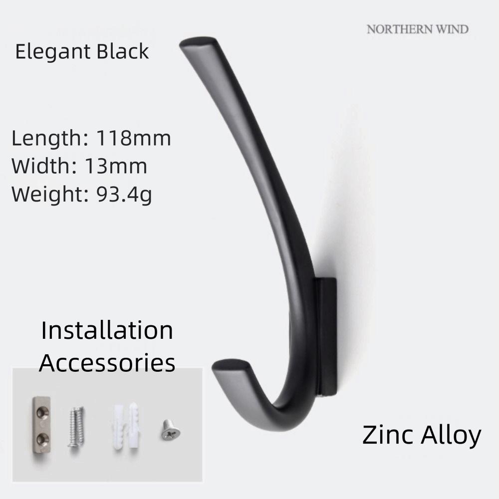 Simple Hat Hook Modern Clothes Hanger Home Decor Decorative Hook Wall Mount