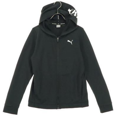 Beauty Products One Point Long Sleeve Zip Hoodie 63" Black Kid's Used