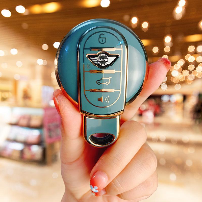 Applicable BMW mini key set New countryman bag cooper one mini clubman shell ring women