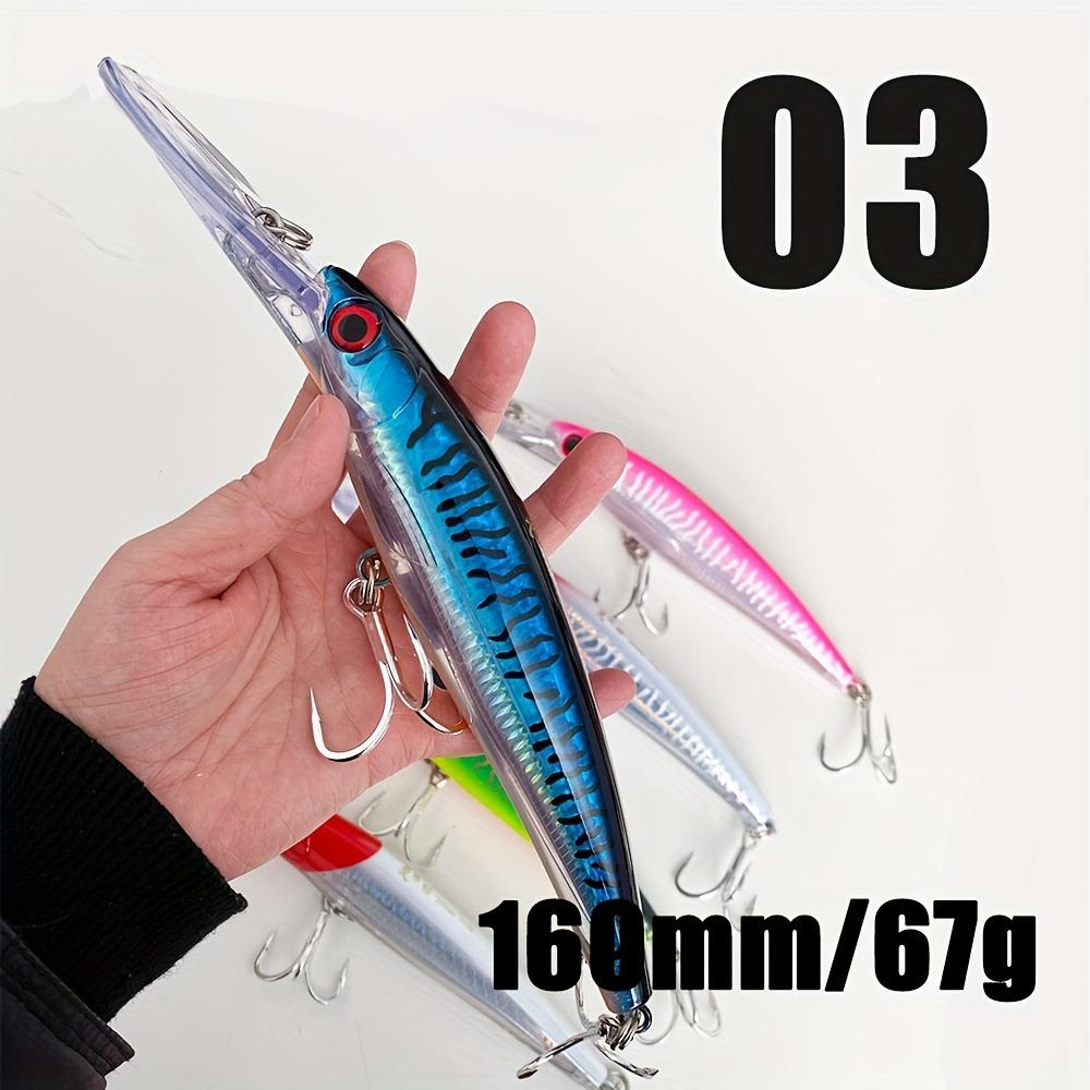 Exclusive Long Lip Minnow Lure: Cross-Border Sinking Bait for Sea Fishing