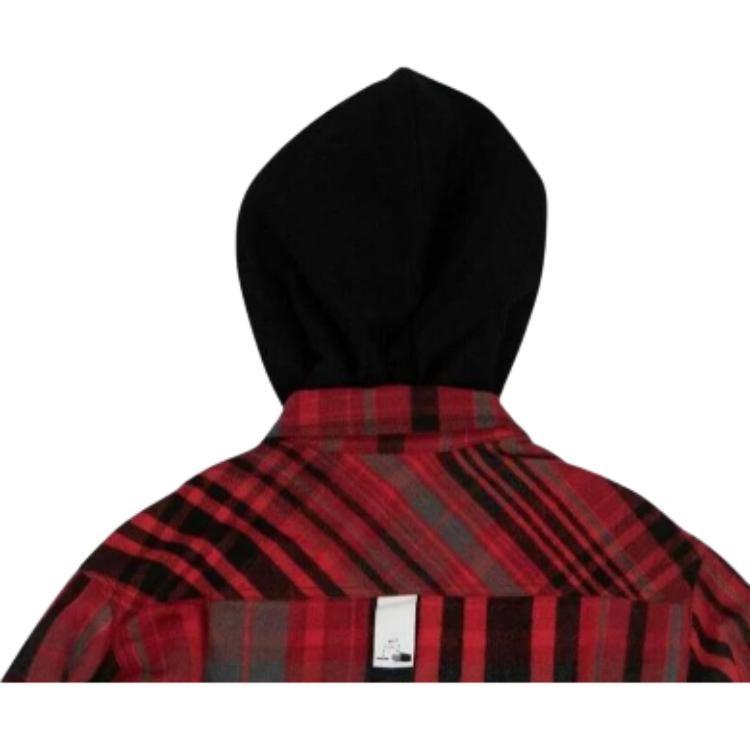 OFF WHITE Jackets Men's Red Hooded Non Detachable Moderate Other OMGA061E19E230022010