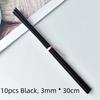 10/30/50pcs mix Reed Diffuser Rattan Stick Black Volatile Synthetic Fiber Sticks Aroma Fragrance for Home Fragrance