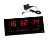 Digital Wall Clock LED Time Calendar Temperature Electric Alarm Clock US