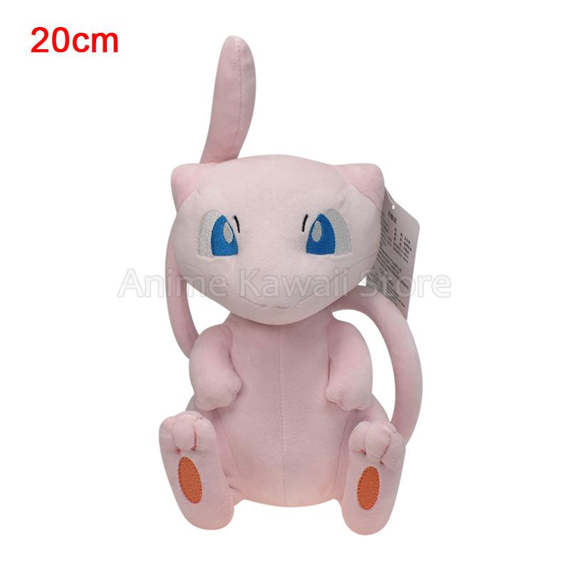Plush Toys Mega Mewtwo Soft Stuffed Toy Mew Evolution Plush Dolls Cartoon Peluche Birthday Gifts for Kids Children