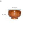 Wooden Noodles Bowl Rice Soup Food Storage Container Kitchen Tableware Gadget