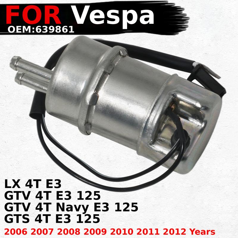 Motorcycle Accessories NEW Fuel Pump Assembly Fit for Vespa LX GTV GTS 4T E3 125cc 2006-2012 639861 Motor Parts