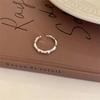 Elegant Black Agate Sterling Silver Women's Ring - Retro Design, Colorfast, Light Luxury Jewelry.