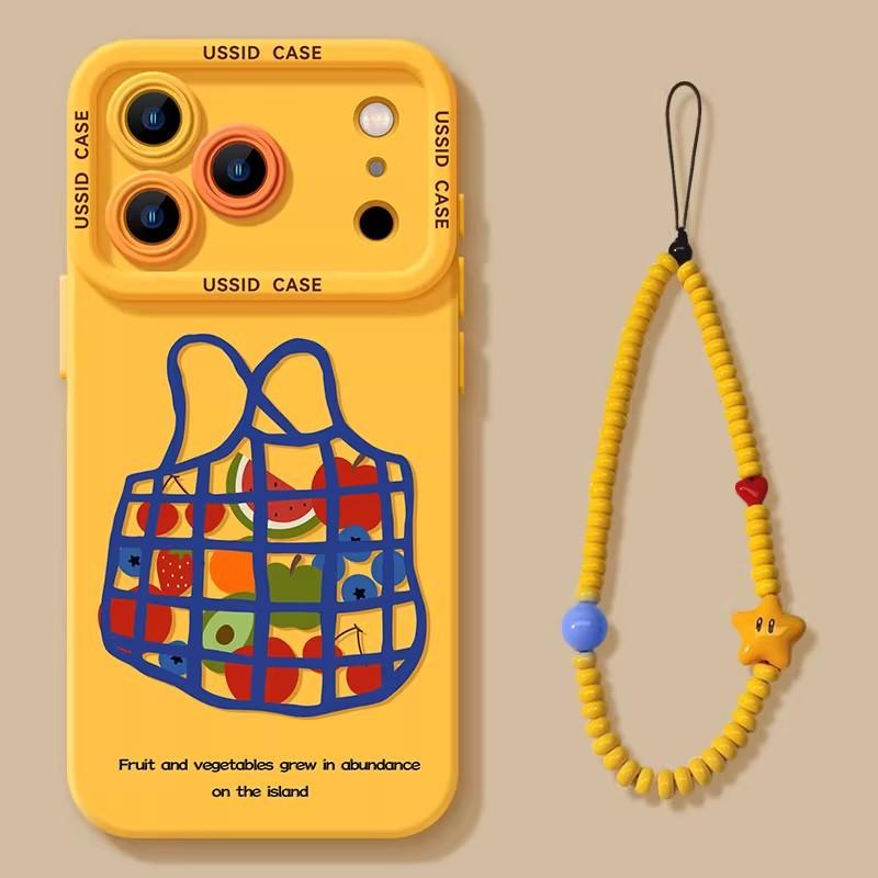 Apple 17 mobile phone case new iphone15promax yellow 14 summer 13pro liquid 16 silicone 12 all-inclusive