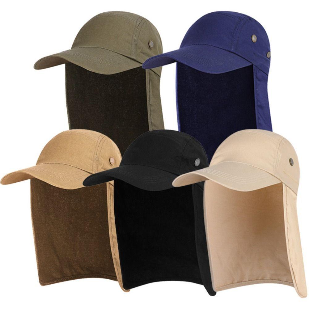Sunscreen With A Cape Extended Brim Go Fishing Sunscreen Cap Peaked Cap Fisherman Hat Hat