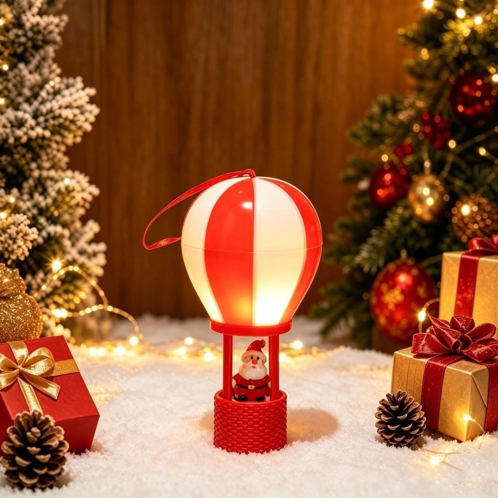 Santa Claus Christmas Hanging Pendant LED Night Light Xmas Tree Ornament Navidad Decor