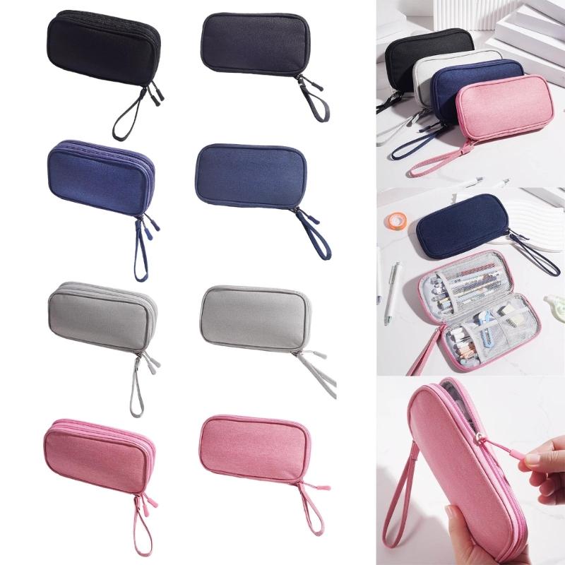 Pencil Bag Big Capacity Pen Case Handheld Pen Bag Pouches Pencil Holder Aesthetic Stationery Bag School Office Supplies
