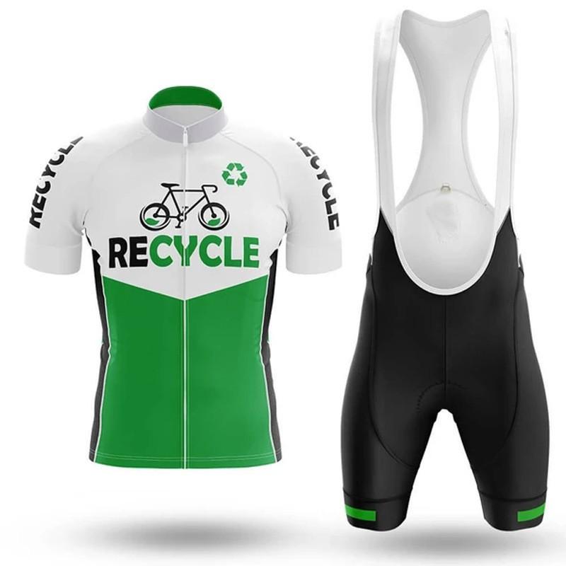 Mens Cycling Jersey Shorts Set Breathable Quick-Dry Road Mountain Bike Riding Outfit