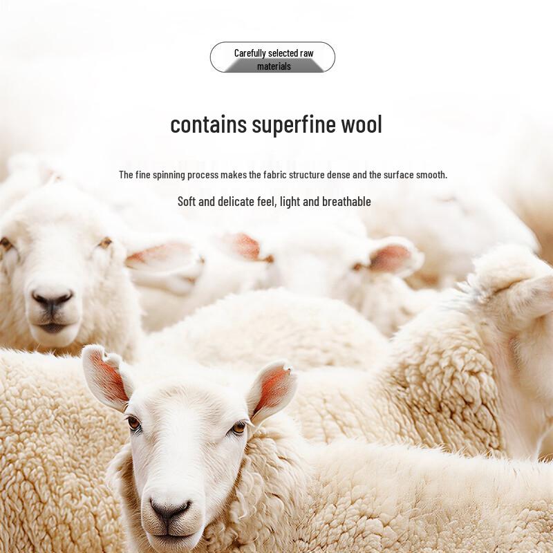 Antonio Men's Business Casual Wool Blend Suit Blazer