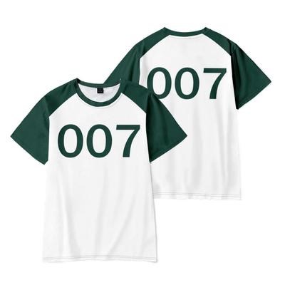 New Squid Game Season 2 T Shirts for Women Men Summer Clothing Fitness O Neck Man T-shirt for Male Oversized New Men T-shirts Tops