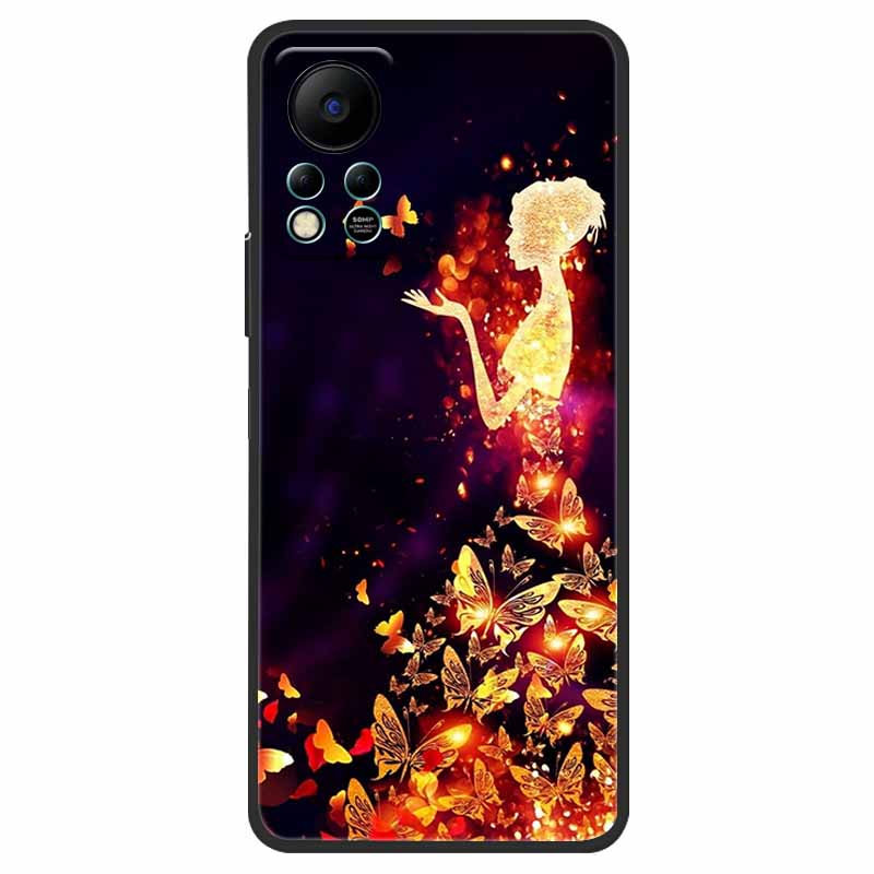 Für Infinix HOT 11S NFC Hülle X6812B Mode Weiches TPU Silikon Handyhülle Für Infinix HOT11S NFC Rückseite HOT 11 S 6.78 Funda