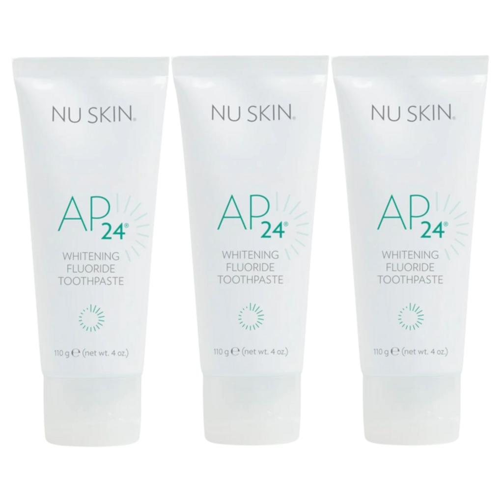 Nu Skin AP 24 Whitening Toothpaste 110g X 3 Contains Fluoride and Sodium Pyrophosphate Prevents Cavities and Tartar 3-Pack Quasi-drug