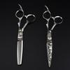 6.0-inch Damascus Pattern Hairdressing Scissors & Thinning Shears - Ancient Design