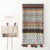 Women Viscose Scarf Summer Beach Shawl Cotton Linen Feeling Tassel Bohemian Style Floral Pashmina Muslim Hijab Wrap Lady