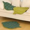 Soft Cotton Cat Bed Mat Leaf Shaped Kitten Puppy Dog Sleep Blanket Double Sided Washable Pet Floor Rug Home Comfort Pad