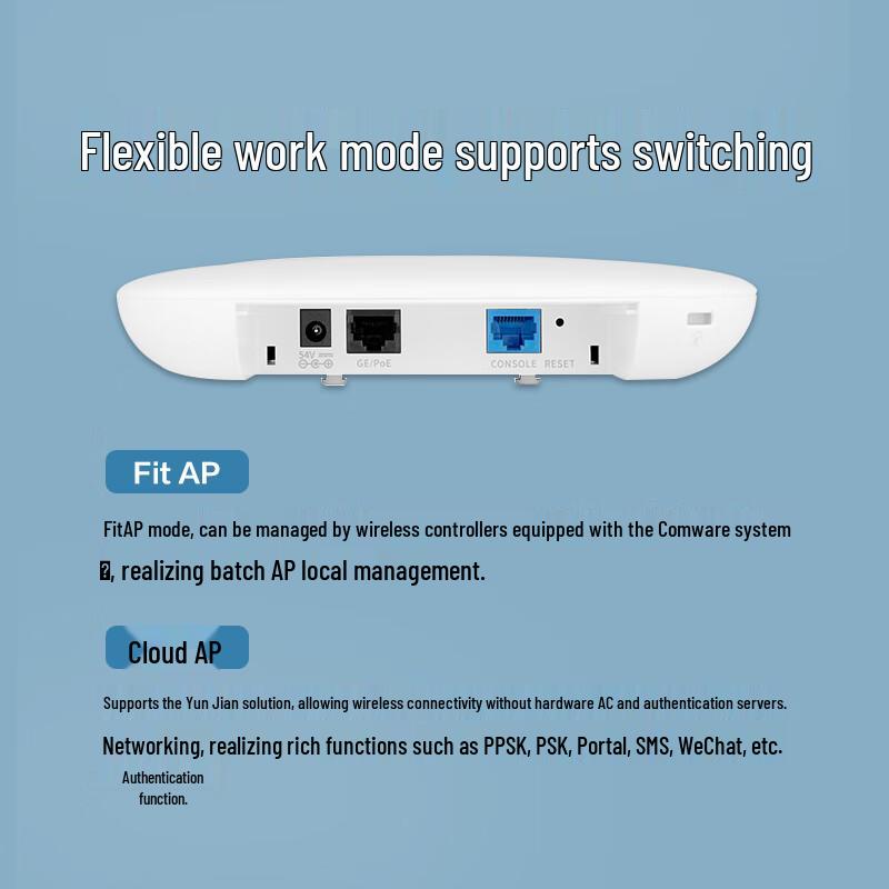 H3C WA6520S-C WiFi 6 Ceiling-Mount Access Point