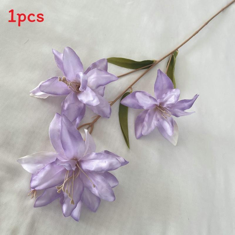 Realistic Purple Silk Wedding Flowers For Ceiling Decor Home Office Arrangement