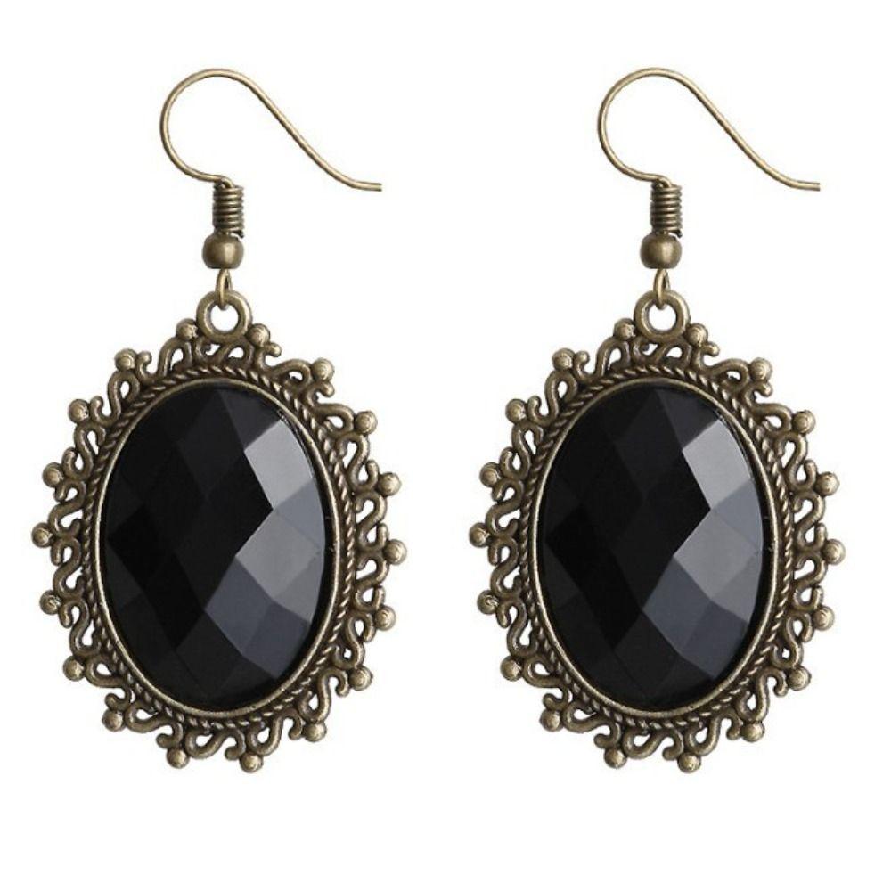 Steampunk Gothic Necklace Vintage Tassel Punk Retro Necklace Black Lace Choker Jewelry Gift