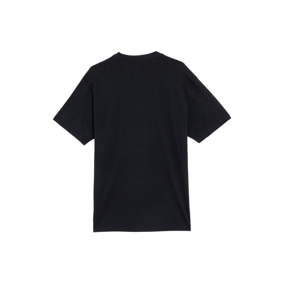 Puma Dopamine Colorful Letter Logo Print Round Neck Pullover Loose Casual Short Sleeve T-Shirt Men T-Shirt Black 684366-01