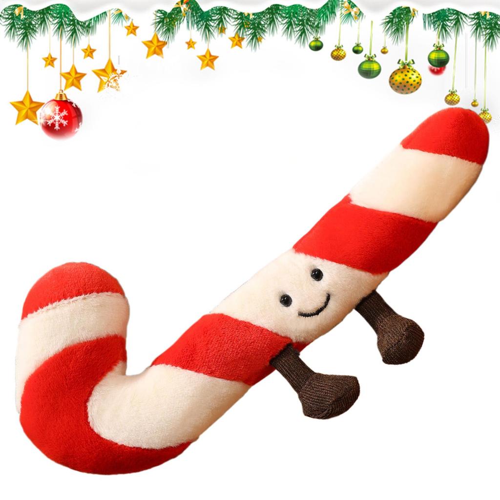 Zuckerstangen-Dekokissen Weihnachten Plüsch Sofakissen Feiertagskissen Kissen für Heimdekorierer Partyplaner Sofa Schlafzimmer