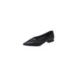 Simple wedge heel thick heel women's shoes autumn new fairy gas shallow mouth pointed head gentle single shoes women
