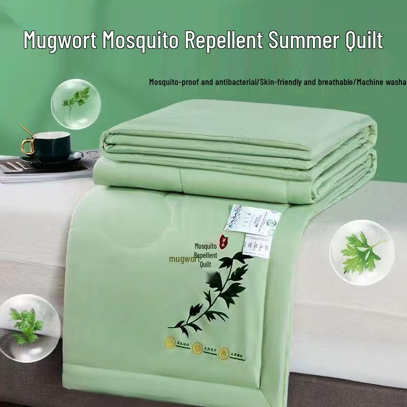 Beifuß Sommer Klimaanlage Steppdecke: Studentenwohnheim & Nickerchen-bereit, Maschinenwaschbar.