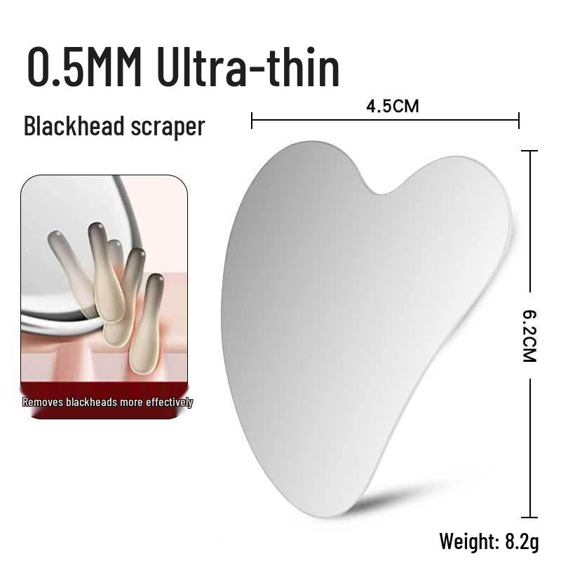 Stainless Steel Foundation & Eye Cream Spatula Set with Beauty Mask Scraper