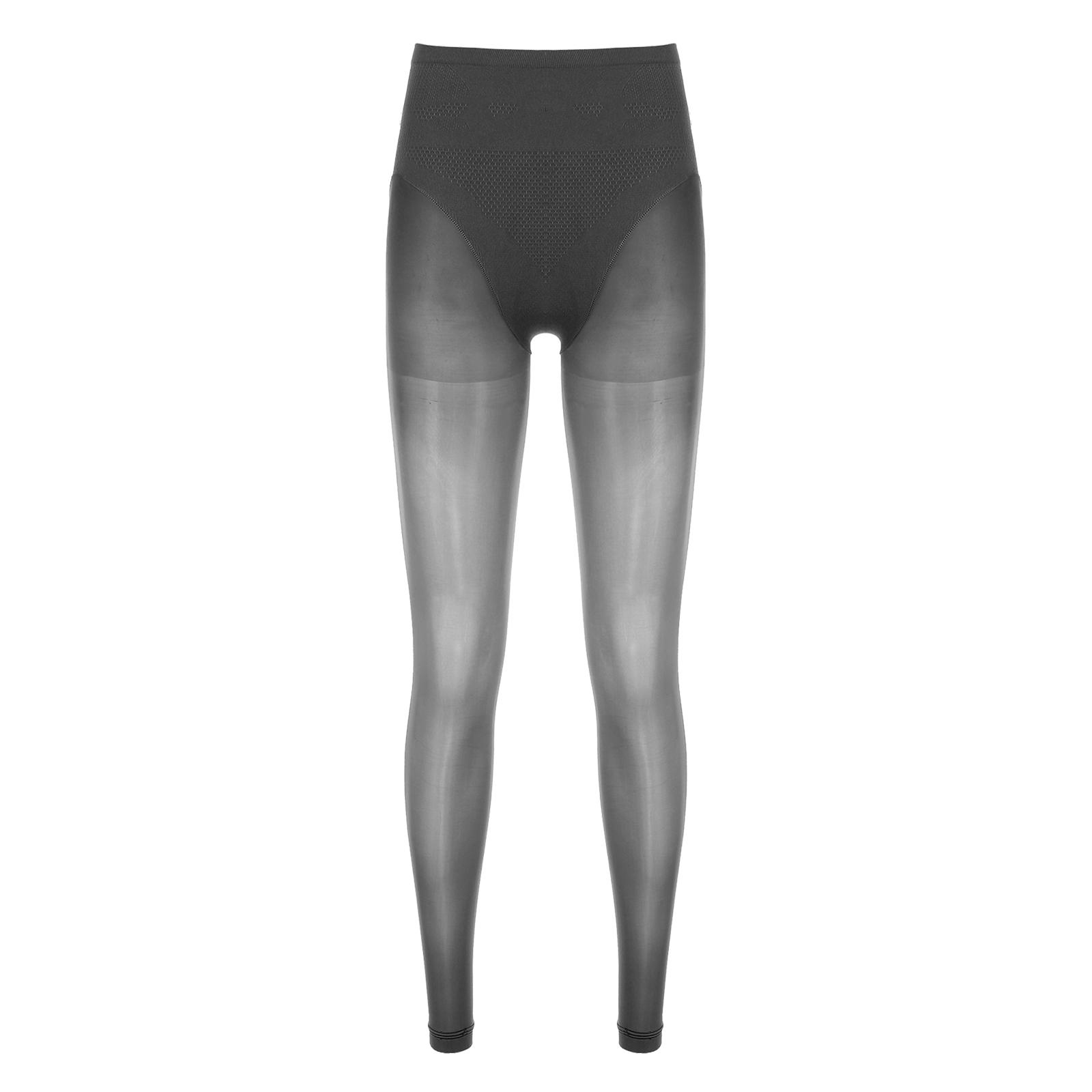 

Womens See Through High Waist Stockings Open Crotch Leggings Skinny Pants One Size